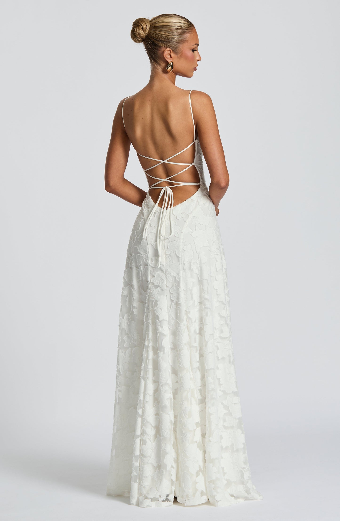 Women's Spaghetti Strap Wedding Guest Dress | Maxi