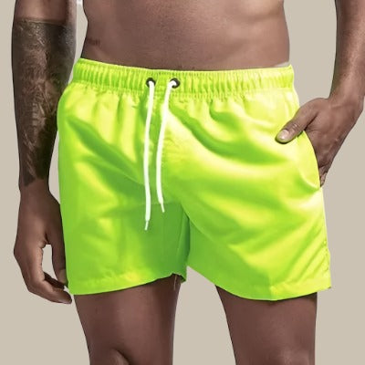Men's Summer Swim Shorts | with Drawstring and Side Pockets