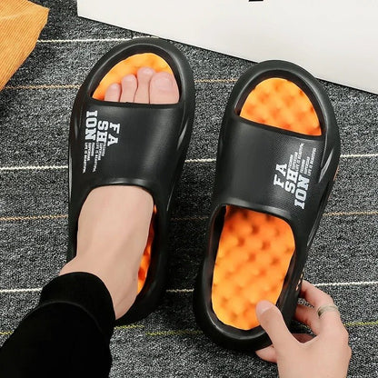 Men's Thick Sole Slippers | Anti-Slip
