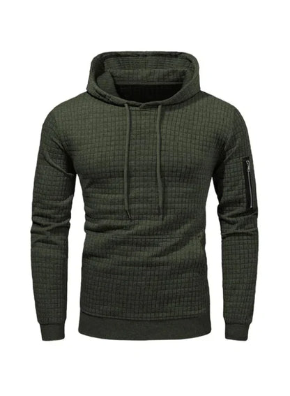 Men's Side Zipper Hoodie | Slimming