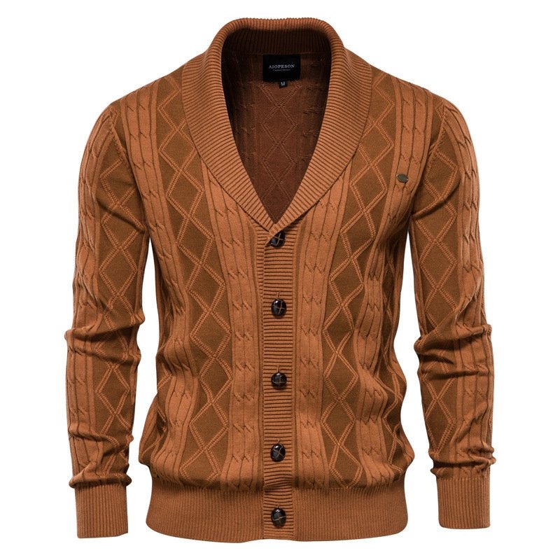 Men's V-Neck Cardigan | Knitting
