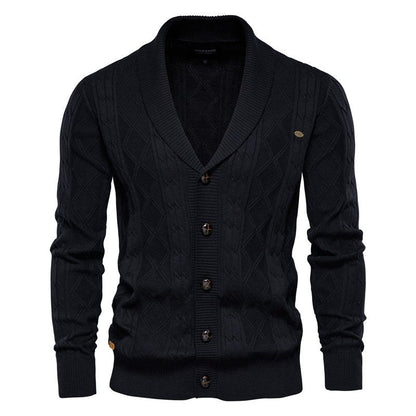 Men's V-Neck Cardigan | Knitting