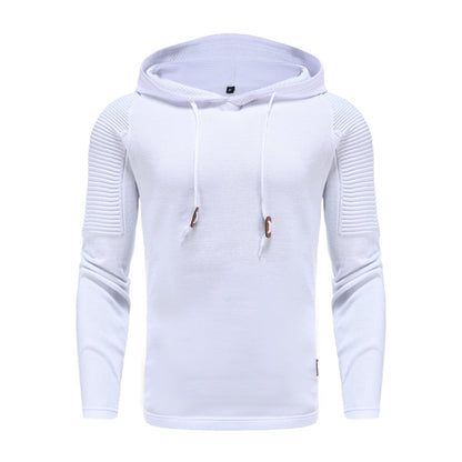 Men's Pleated Hoodie | Raglan