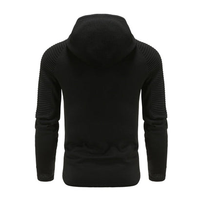Men's Pleated Hoodie | Raglan