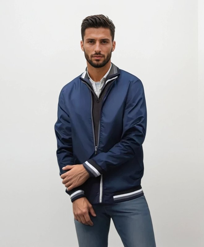 Men's Bomber Jacket | Stand Collar