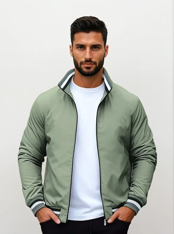 Men's Bomber Jacket | Stand Collar