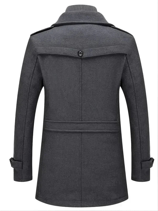 Men's Double Collar Jacket | Woolen Cloth