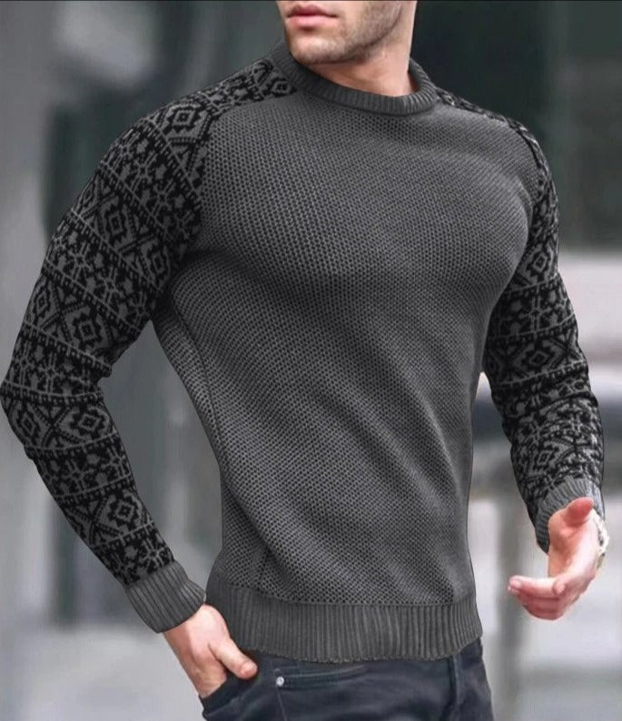 Men's Color Matching Sweater | Pullover
