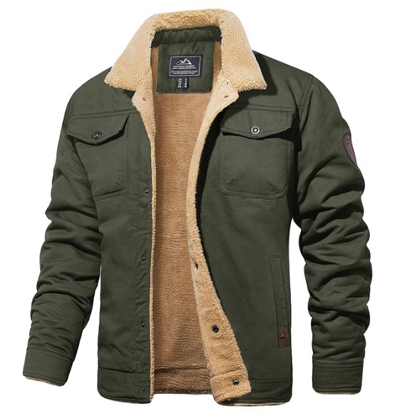 Men's Plush Cotton Cloth Jacket | Leisure