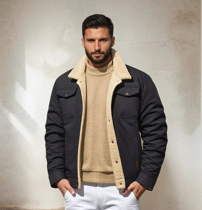 Men's Plush Cotton Cloth Jacket | Leisure
