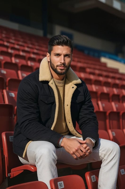 Men's Plush Cotton Cloth Jacket | Leisure