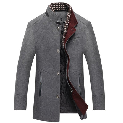 Men's Lapel Coat | Color Matching