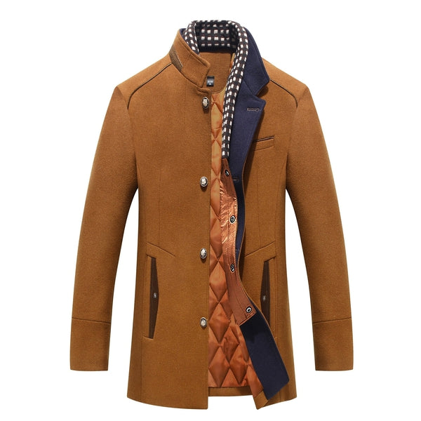 Men's Lapel Coat | Color Matching