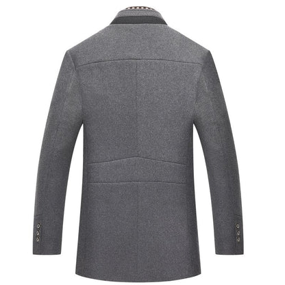 Men's Lapel Coat | Color Matching