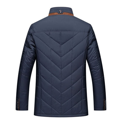 Men's Thick Jacket | Stand Collar