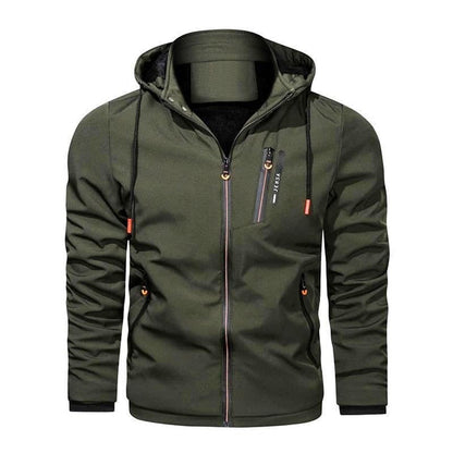 Men's Removable Hooded Jacket | Zip