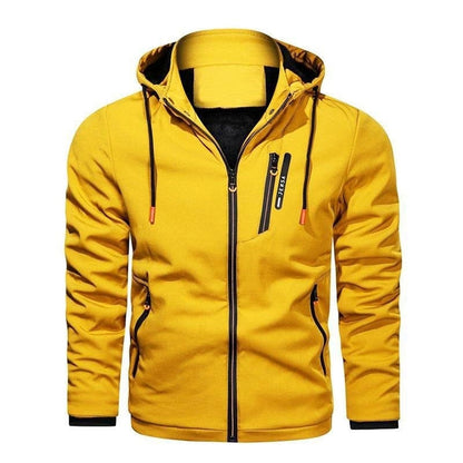 Men's Removable Hooded Jacket | Zip