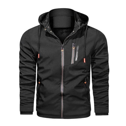 Men's Removable Hooded Jacket | Zip