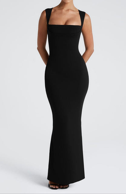 Clarina Maxi Dress - Black