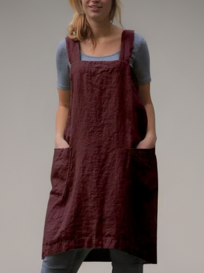 Women's Work Apron Dress | Long