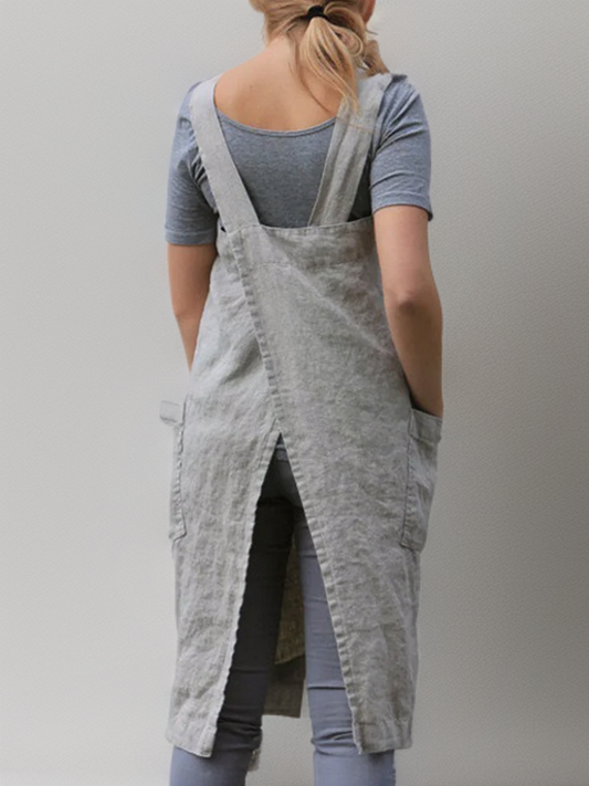 Women's Work Apron Dress | Long
