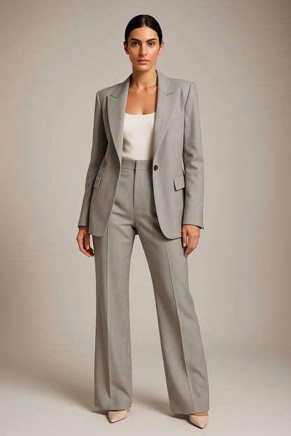 Women's Two-Piece Business Casual Suit | Blazer and Pants