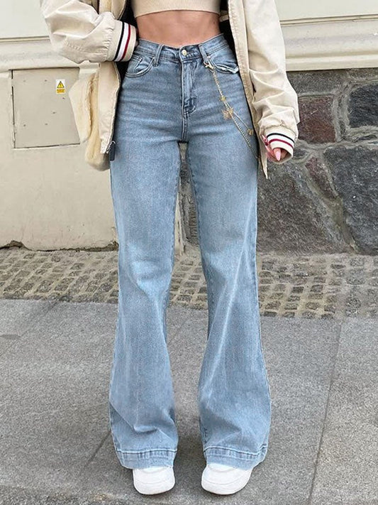 2000s Mid Waist Boyfriend Flare Jeans