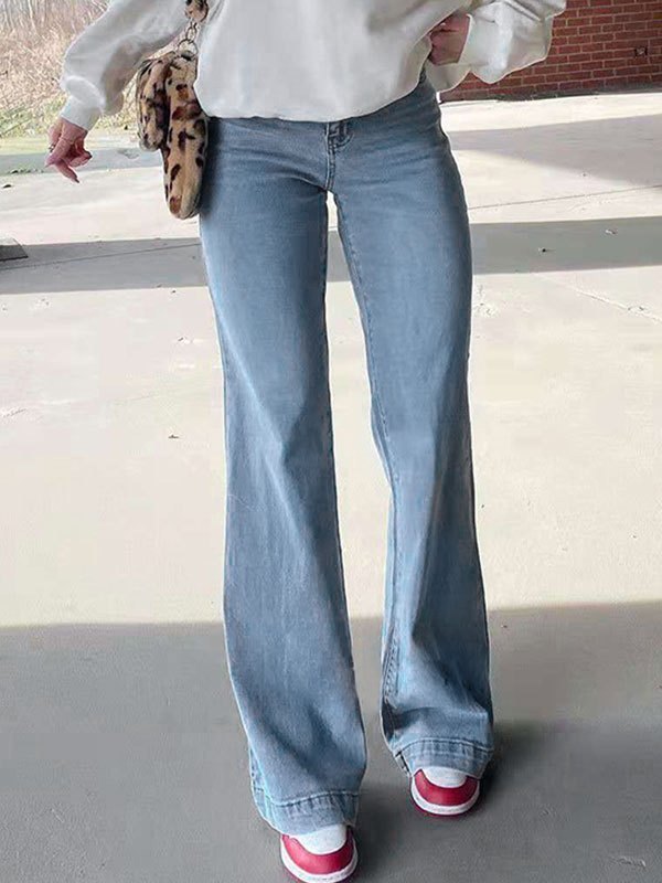 2000s Mid Waist Boyfriend Flare Jeans