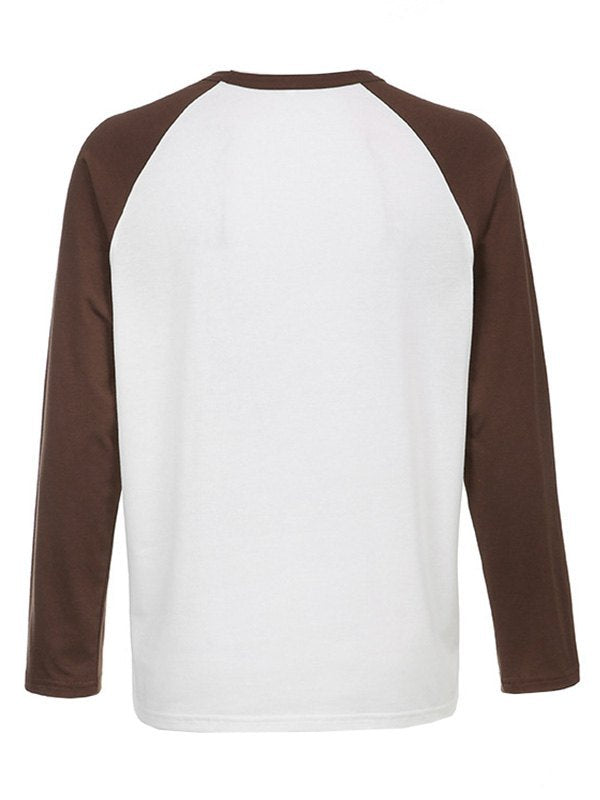 Raglan Sleeve Top with Crew Neck