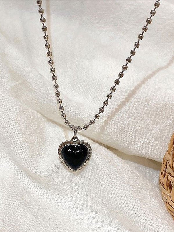 Vintage Heart Pendant Necklace