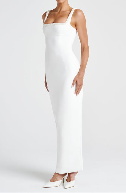 Allison Midaxi Dress - Ivory