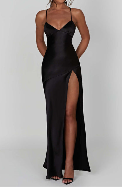 Isabella Maxi Dress - Black