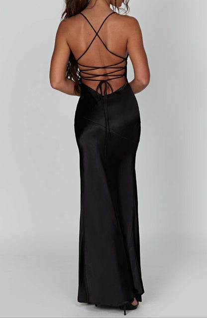 Isabella Maxi Dress - Black