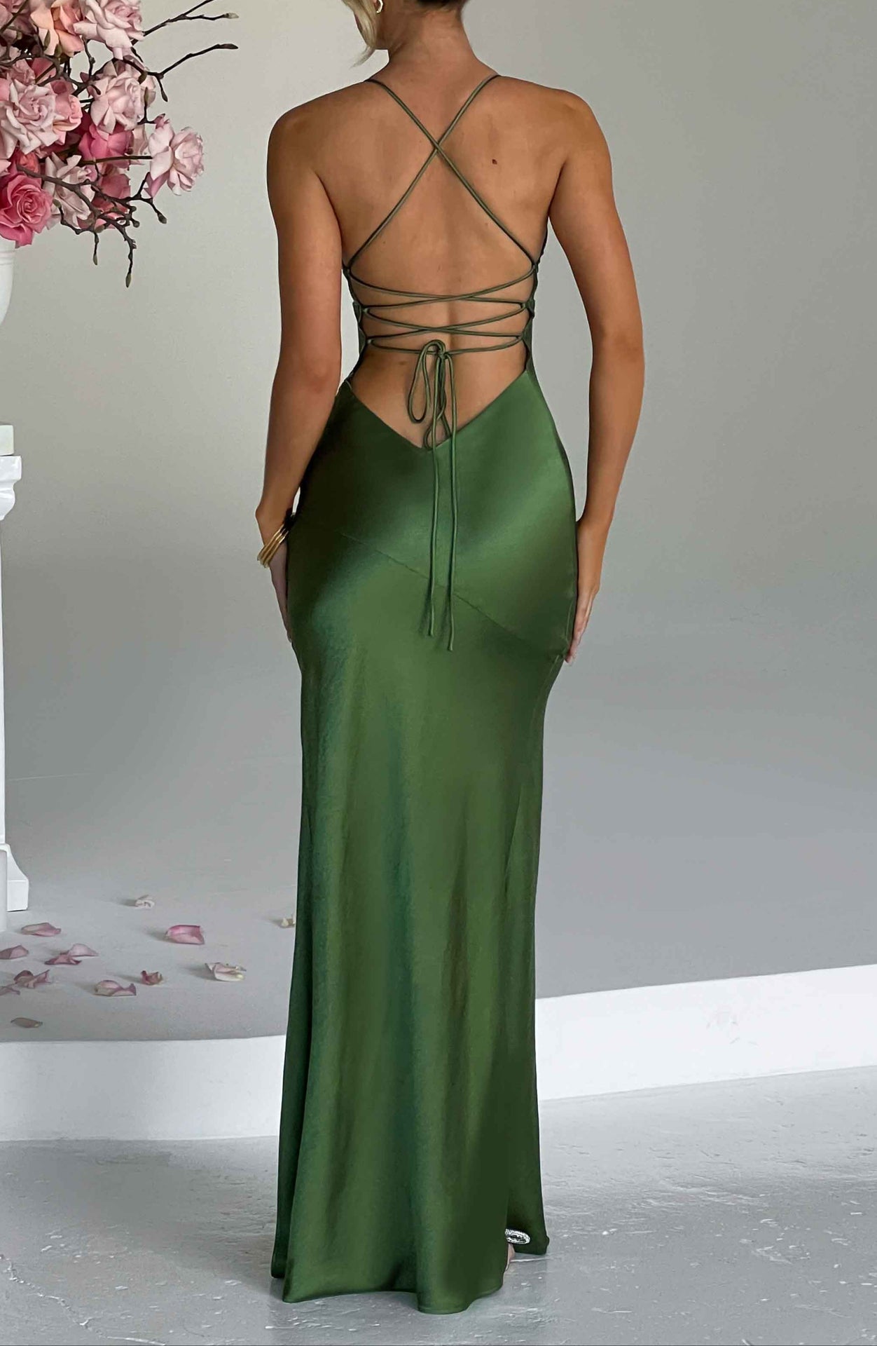 Claudia Maxi Dress - Emerald