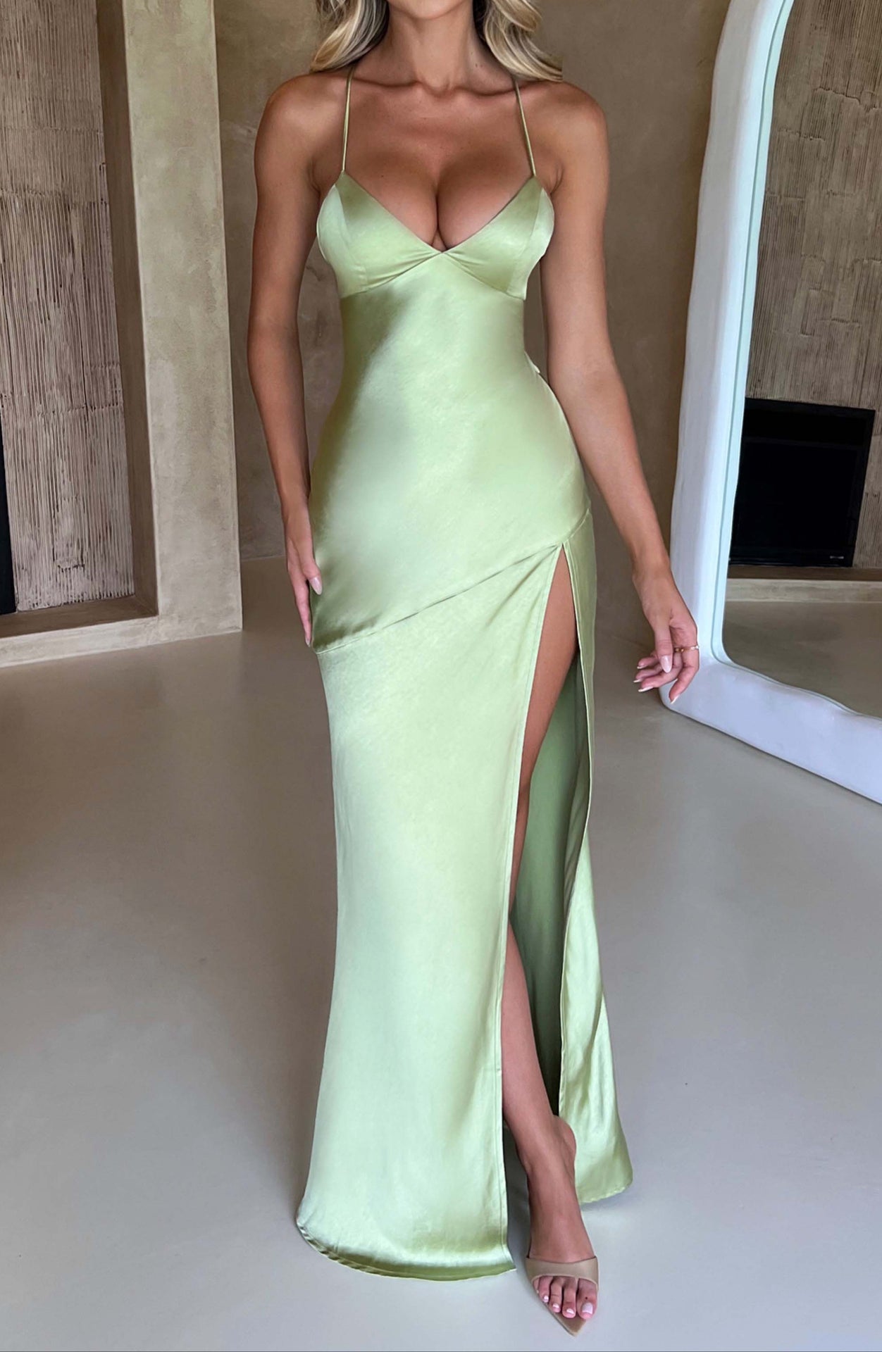 Giovanna Maxi Dress - Sage