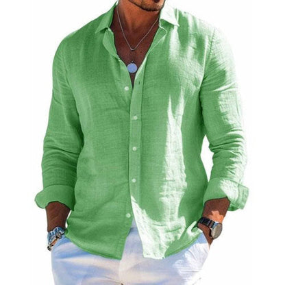 Men's Long Sleeve Summer Shirt | Casual