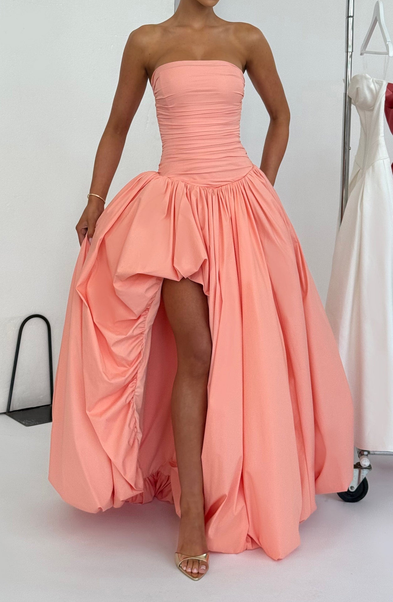 Claretta Maxi Dress - Peach