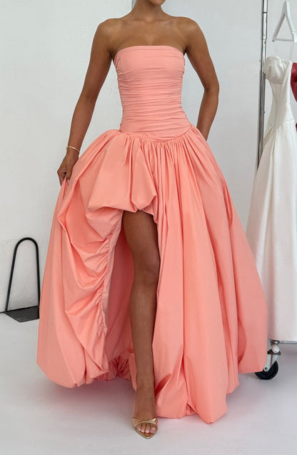 Claretta Maxi Dress - Peach