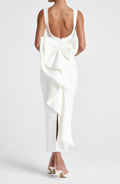 Abril Midaxi Dress - Ivory