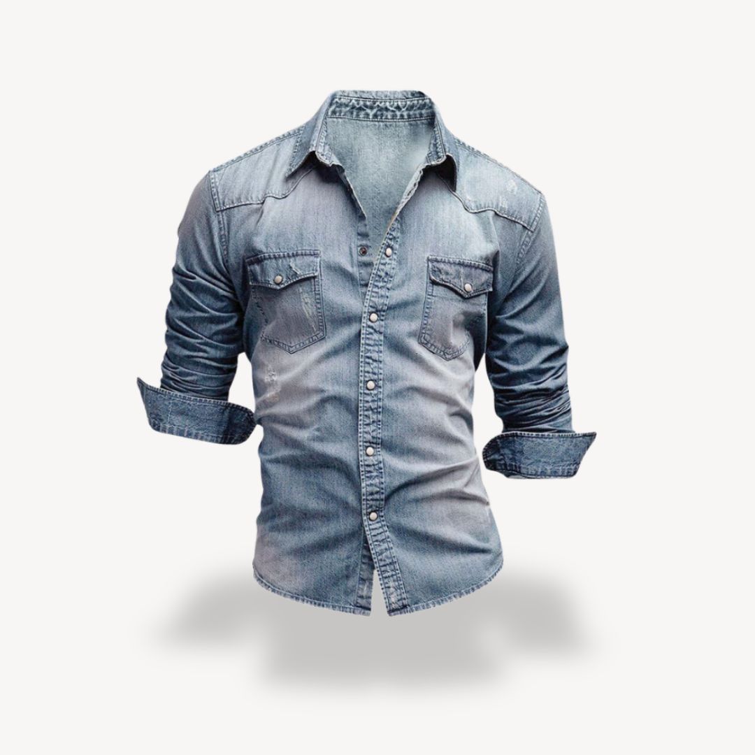 Men's Denim Shirt | Retro