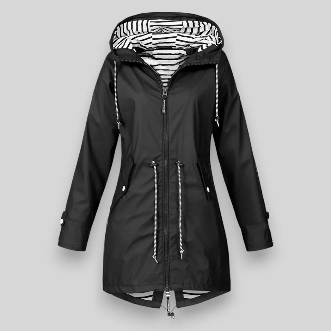 Women's Hooded Waterproof Jacket | Drawcord