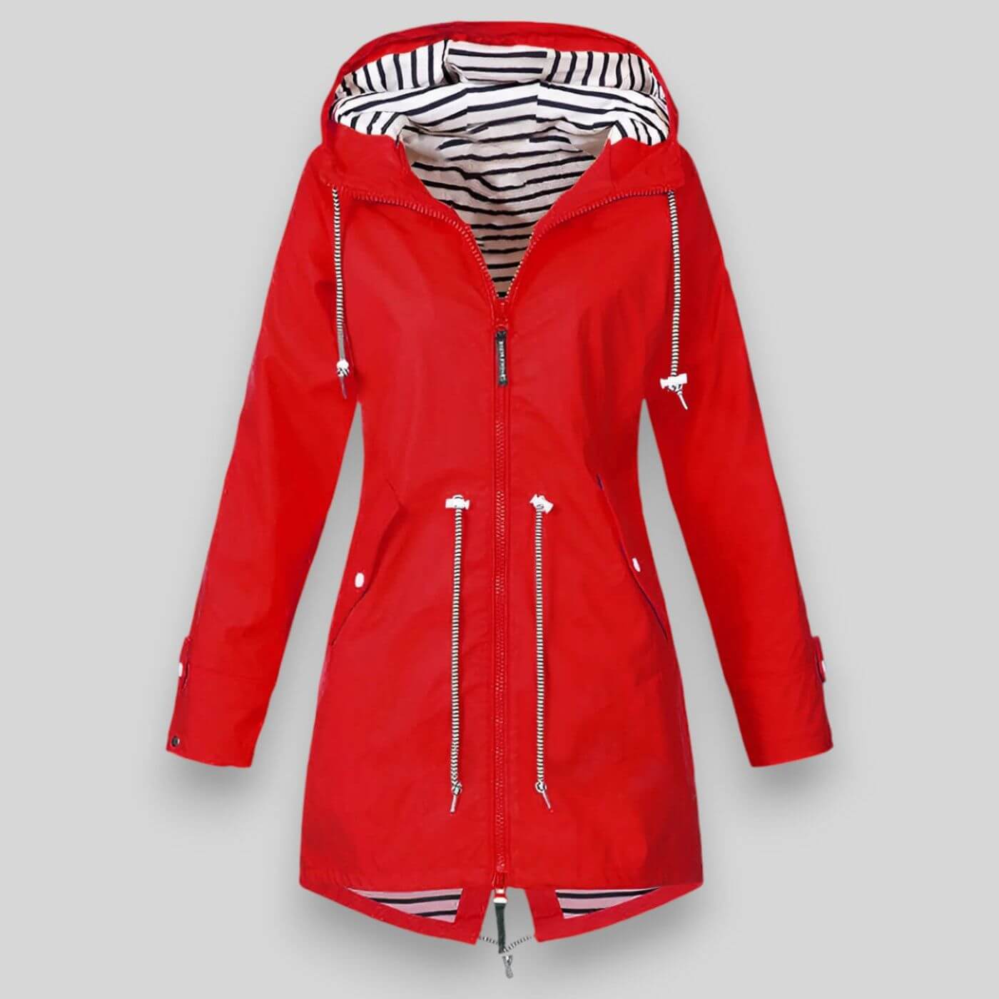 Women's Hooded Waterproof Jacket | Drawcord