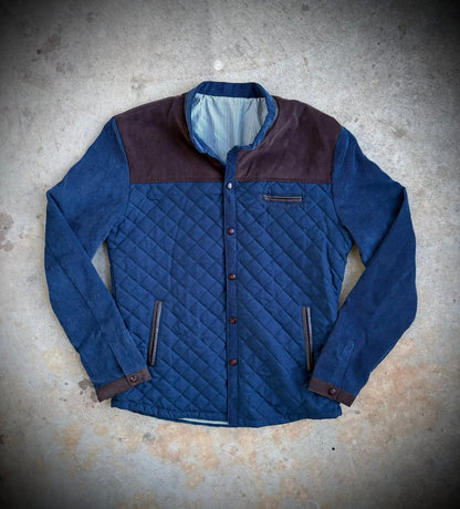 Men's Plaid Thick Jacket | Zip