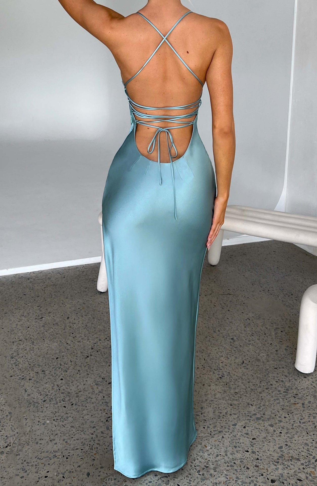 Olivia Maxi Dress - Turquoise