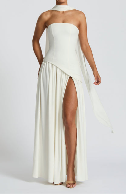 Roseta Maxi Dress - Ivory
