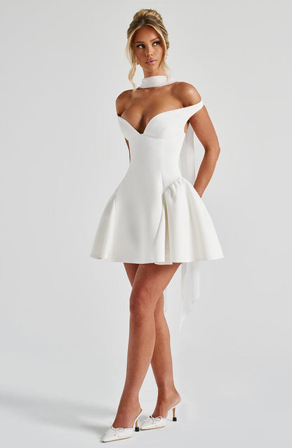 Claudia Mini Dress - Ivory