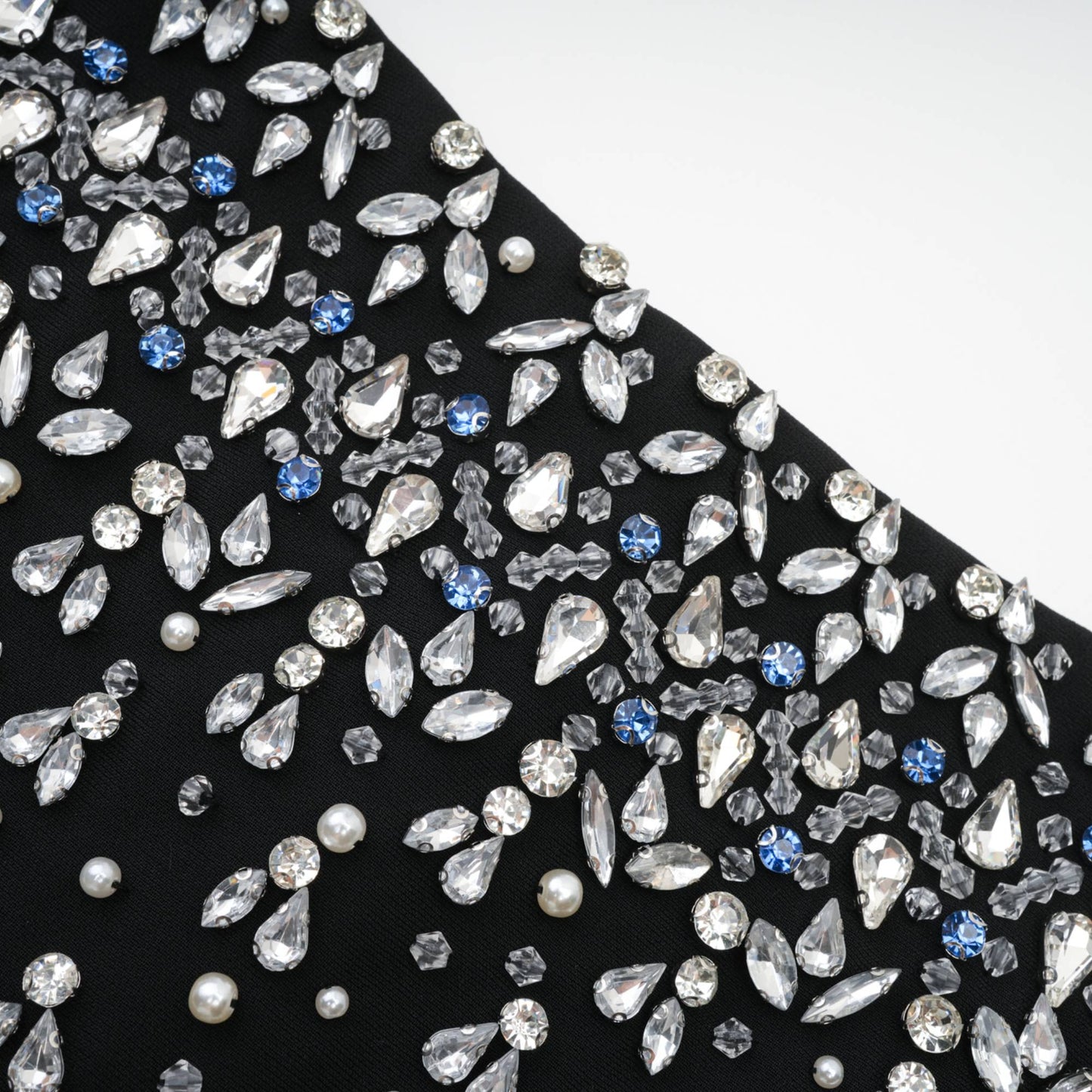 Strapless Mini Dress with Rhinestone Embellishments for Women - Arianna