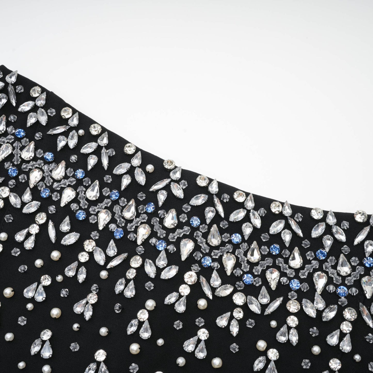 Strapless Mini Dress with Rhinestone Embellishments for Women - Arianna