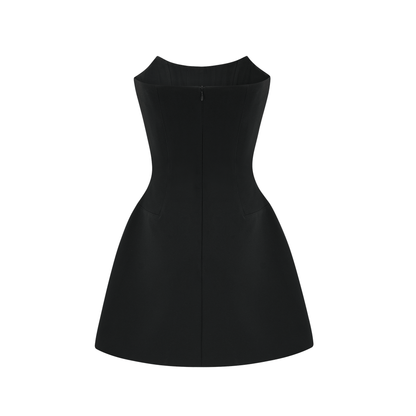 Strapless Mini Dress with Rhinestone Embellishments for Women - Arianna