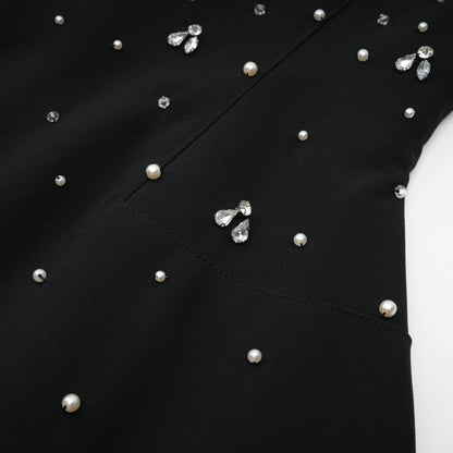 Strapless Mini Dress with Rhinestone Embellishments for Women - Arianna